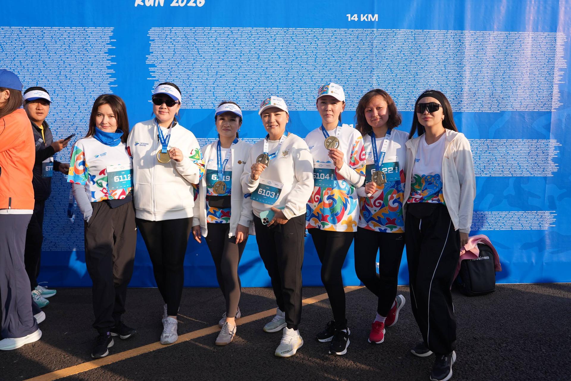 Элдик Банк принял участие в марафоне Bishkek Snow Leopard Run 2026